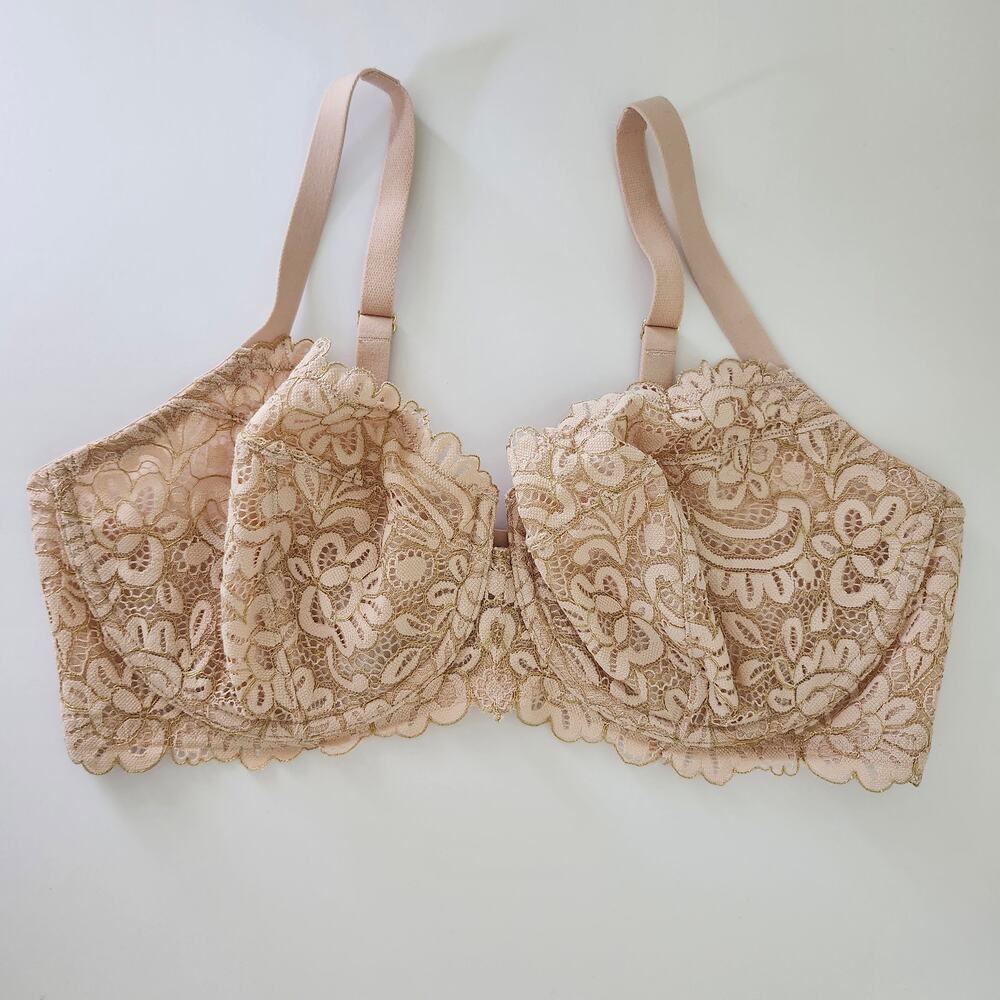 Soma Unlined Lace Balconette Bra 38DD